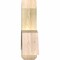 Ekena Millwork Bellingham Rough Sawn Timber Gable Bracket, Douglas Fir, 36"W x 21"H x 6"D x 6"F, 14/12 Pitch GBW036X21X0606BEL00RDF - alternate 3